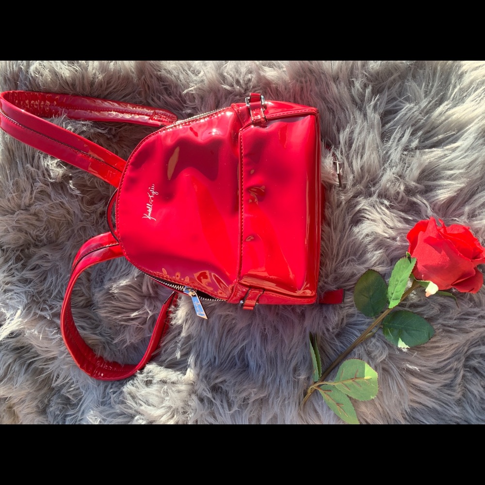 Kendall and Kylie red mini backpack